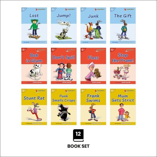 Dandelion Launchers Pack 3 (Sets 8 - 10) 12 Titles - 6 Pack - ABC School Supplies