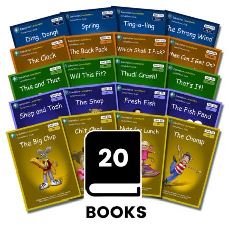 Dandelion Launchers Pack 4 (Sets 11 - 15) 20 Titles - ABC School Supplies