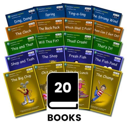 Dandelion Launchers Pack 4 (Sets 11 - 15) 20 Titles - ABC School Supplies