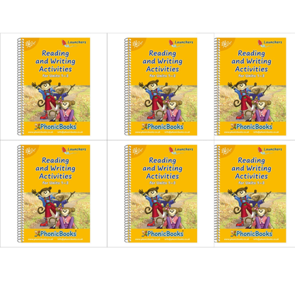 Dandelion Launchers, Reading And Writing Activities Units 1 - 3 - 6 Pack - ABC School Supplies