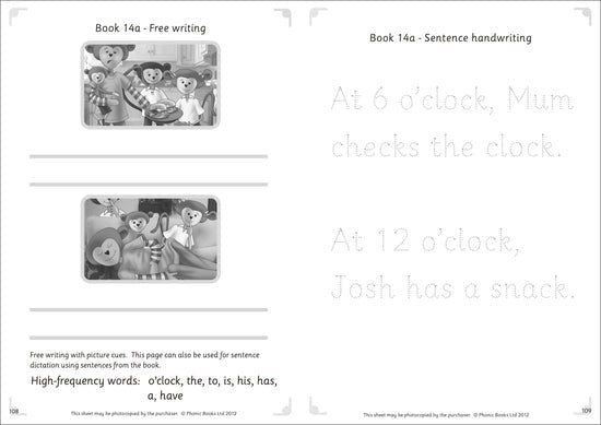 Dandelion Launchers, Reading And Writing Activities Units 11 - 15 - 6 Pack - ABC School Supplies