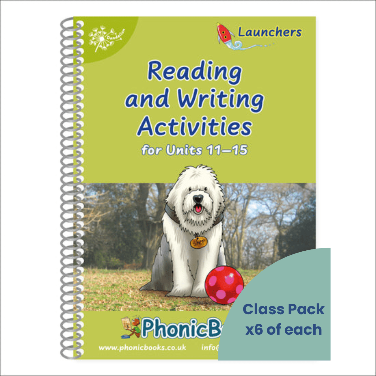 Dandelion Launchers, Reading And Writing Activities Units 11 - 15 - 6 Pack - ABC School Supplies