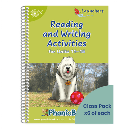 Dandelion Launchers, Reading And Writing Activities Units 11 - 15 - 6 Pack - ABC School Supplies