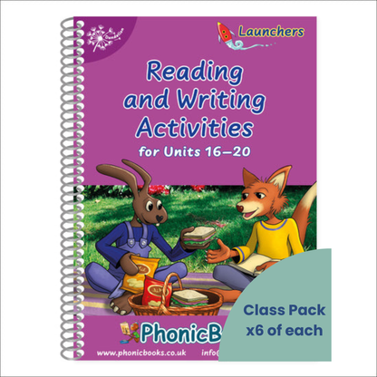 Dandelion Launchers, Reading And Writing Activities Units 16 - 20 - 6 Pack - ABC School Supplies