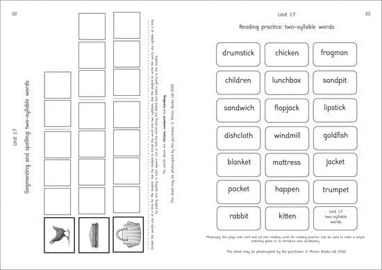 Dandelion Launchers, Reading And Writing Activities Units 16 - 20 - ABC School Supplies