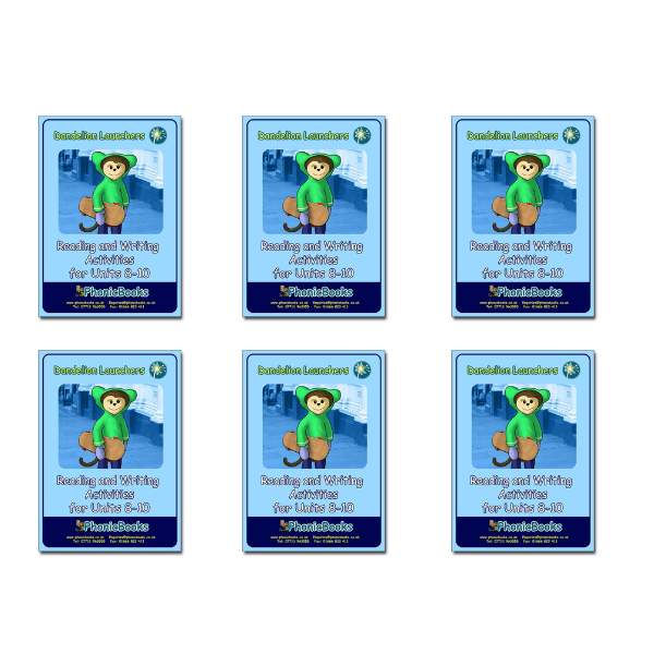 Dandelion Launchers, Reading And Writing Activities Units 8 - 10 - 6 Pack - ABC School Supplies