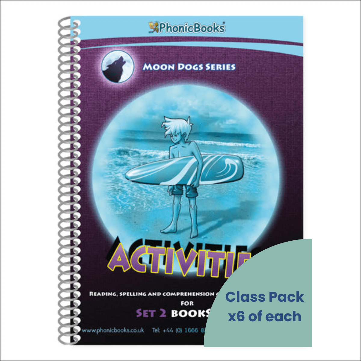 Dandelion Moon Dogs Series, Set 2 Workbook - 6 Pack - ABC School Supplies