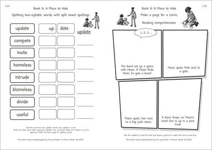 Dandelion Moon Dogs Split Vowel Spellings Workbook - ABC School Supplies