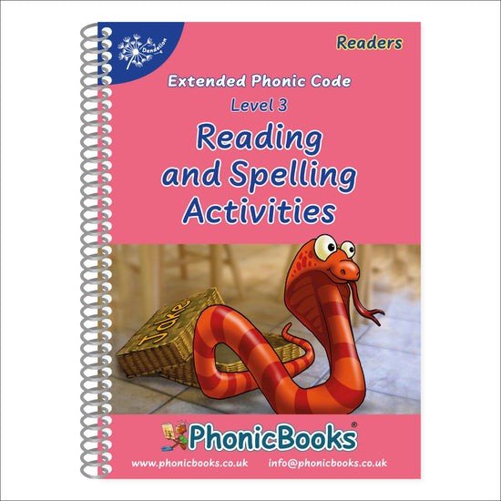 Dandelion Readers, Level 3 Reading & Spelling Activities - ABC School Supplies