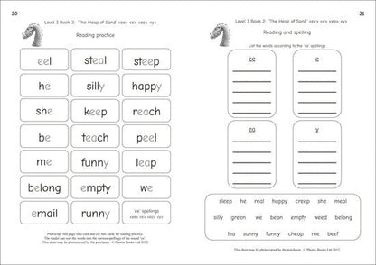Dandelion Readers, Level 3 Reading & Spelling Activities - ABC School Supplies