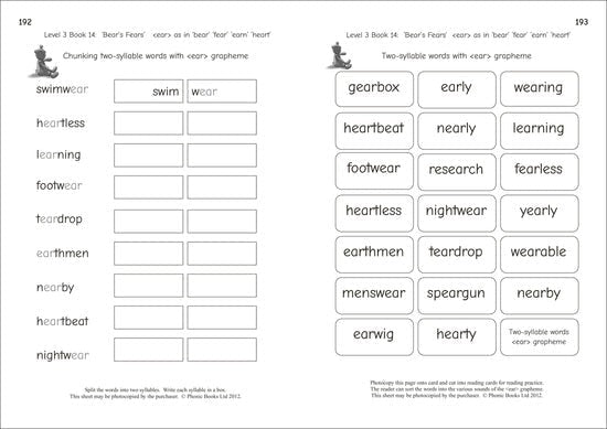 Dandelion Readers, Level 3 Reading & Spelling Activities - ABC School Supplies