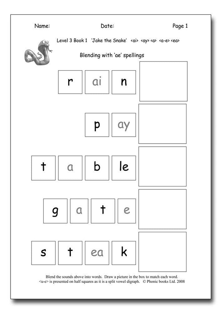 Dandelion Readers, Level 3 Reading & Spelling Activities - ABC School Supplies