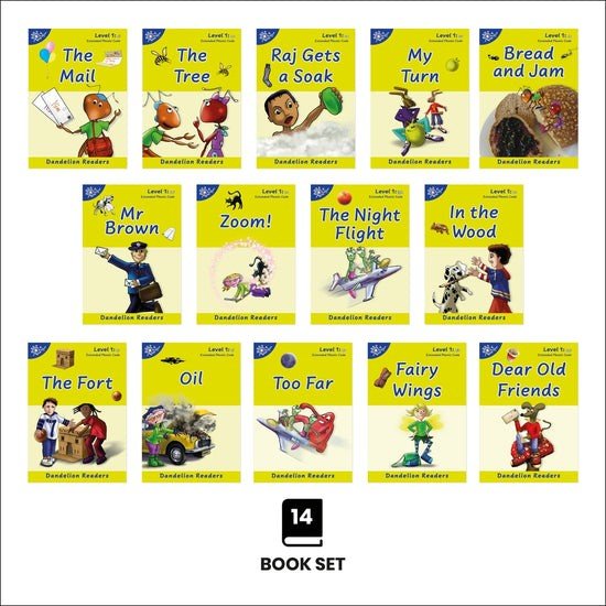 Dandelion Readers Pack 6 Level 1 (14 Titles) - ABC School Supplies