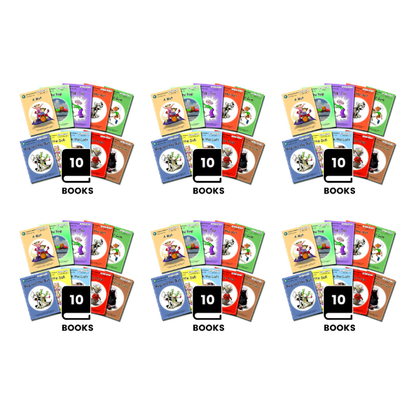 Dandelion Readers, Set 2 Units 1 - 10 (10 Titles) - 6 Pack - ABC School Supplies