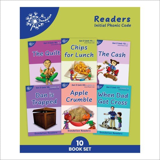 Dandelion Readers, Set 2 Units 11 - 20 (10 Titles) - ABC School Supplies