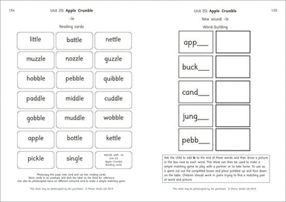 Dandelion Readers, Set 2 Units 11 - 20 Reading & Writing Activities - ABC School Supplies