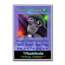 Dandelion Readers, Split Vowel Spellings Workbook