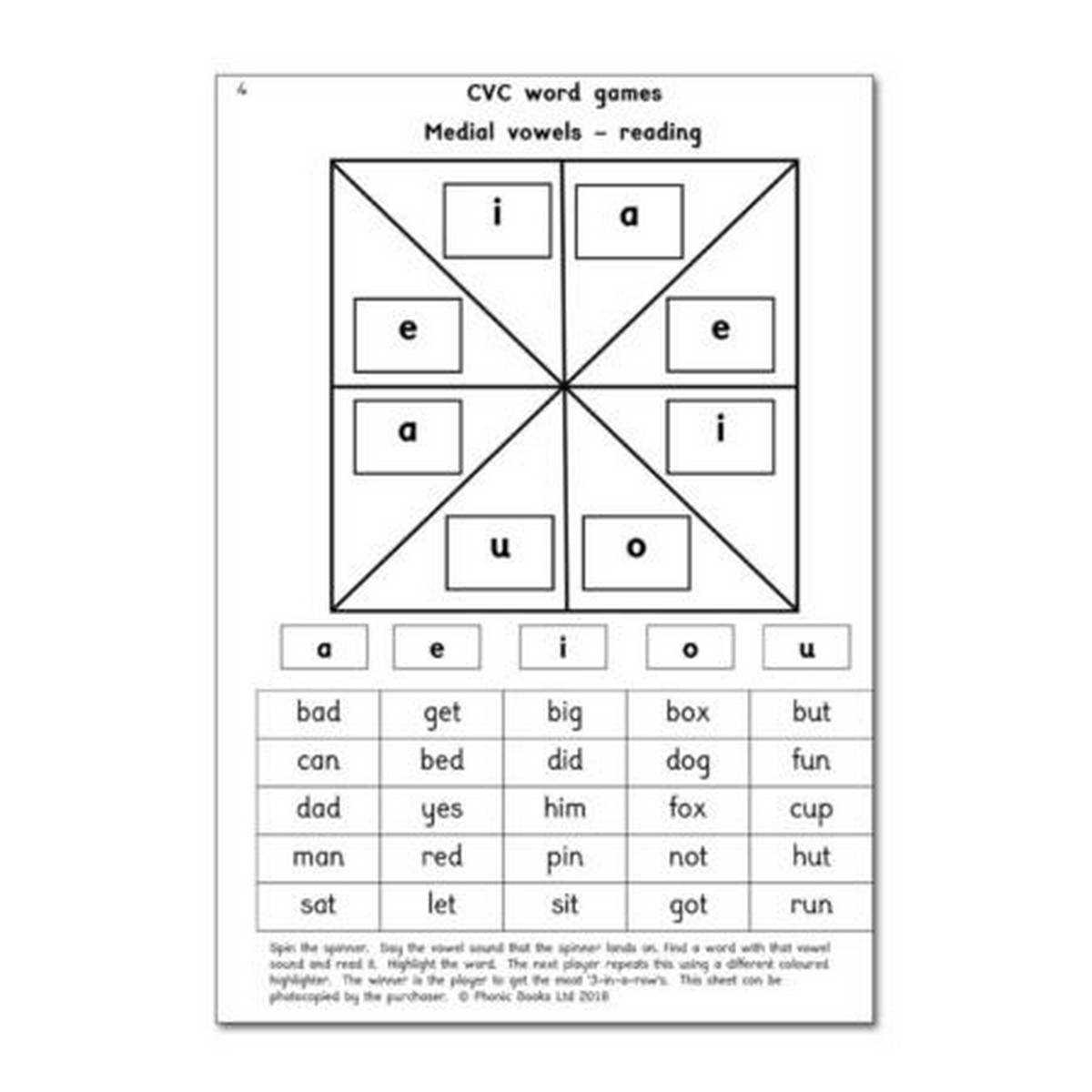 Dandelion Spin, Read & Spell, Book 1 - ABC School Supplies