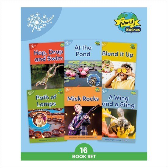 Dandelion World Extras Stages 8 - 15 - 6 Pack - ABC School Supplies