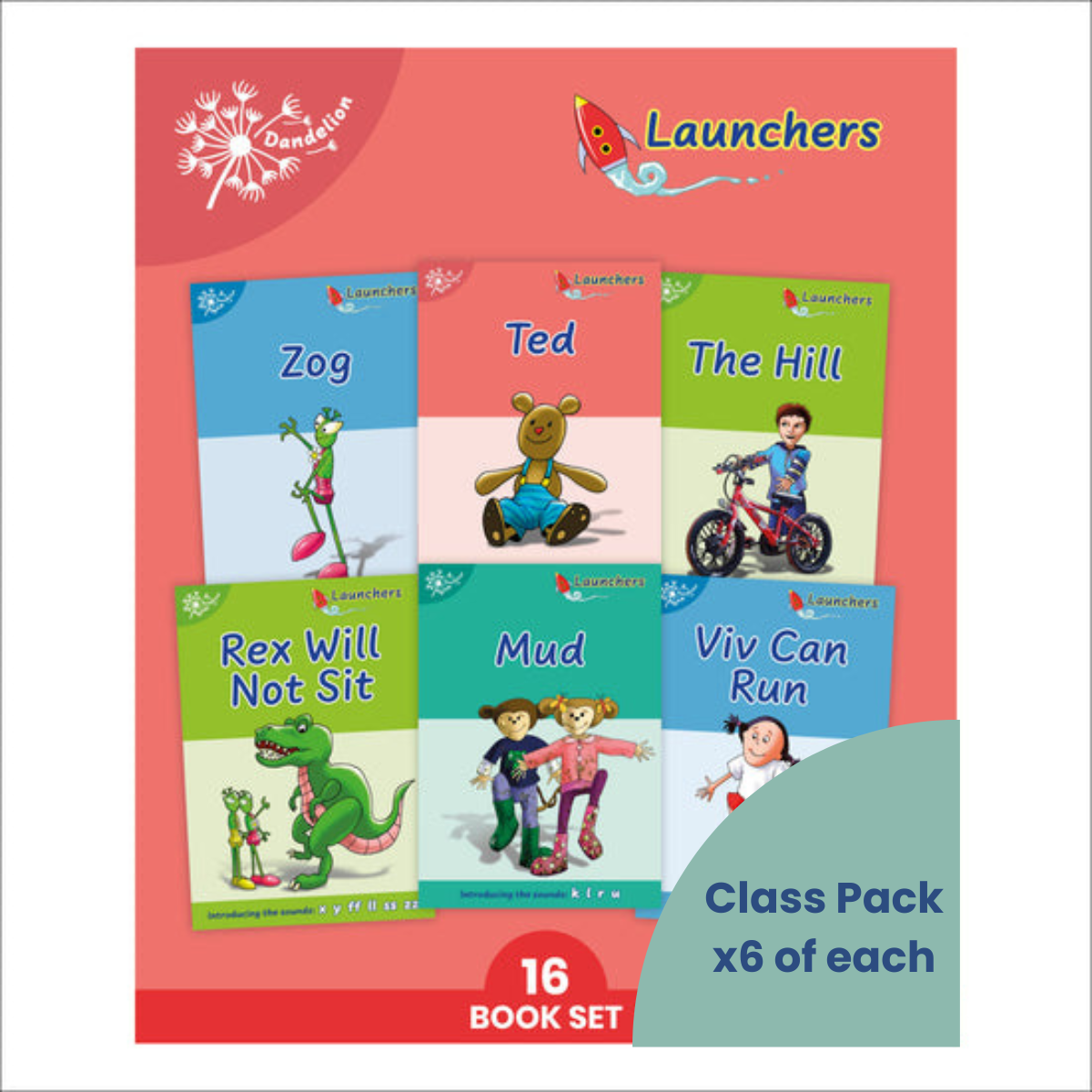 Dandelion Launchers Pack 2 (Sets 4-7) 16 Titles - 6 Pack