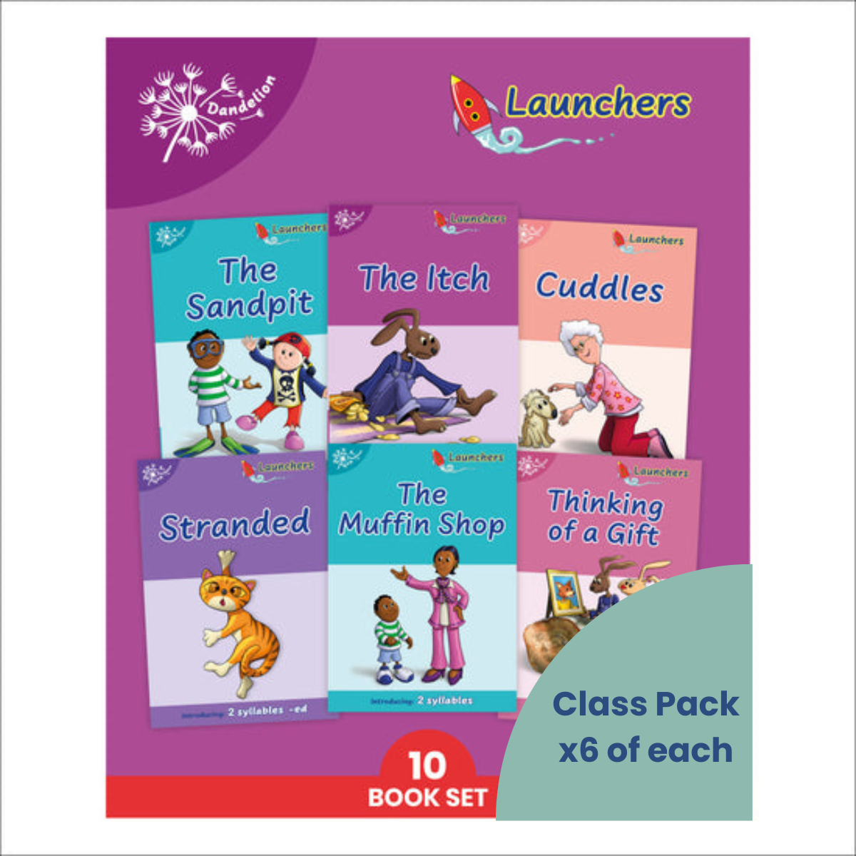 Dandelion Launchers Pack 5 (Sets 16-20) 10 Titles - 6 Pack