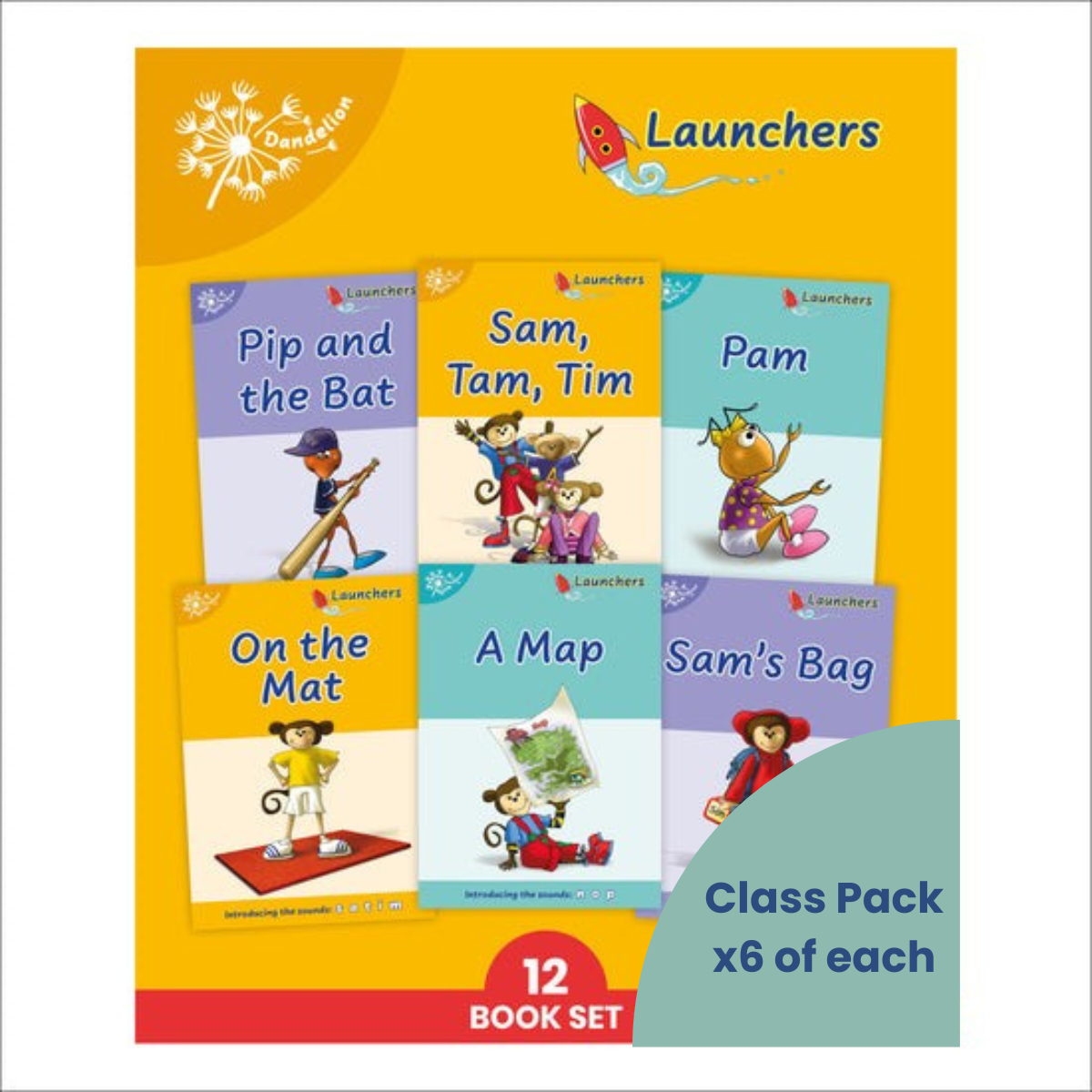 Dandelion Launchers Pack 1 (Sets 1 -3 ) 12 Titles - 6 Pack