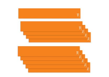 Social Distancing Floor Decals - Dashes (Set of 10)