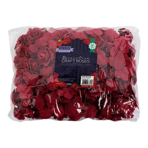 Decorative Craft Roses Pack Of 250 - ABC School Supplies
