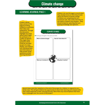 Developing Environmental Care In The Classroom Teaching Guide Upper Primary - ABC School Supplies