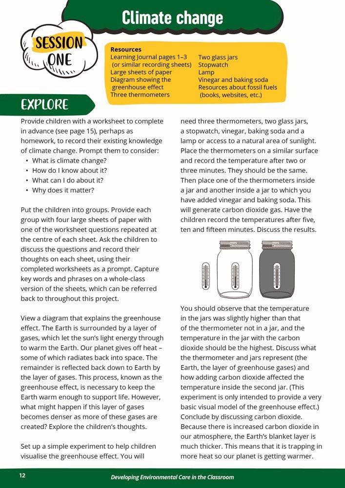 Developing Environmental Care In The Classroom Teaching Guide Upper Primary - ABC School Supplies