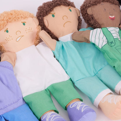Diverse Emotion Puppets Pack Of 6 - ABC School Supplies