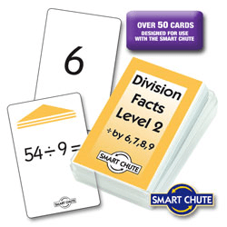 **Division Facts -:- 6 Chute Cards - ABC School Supplies