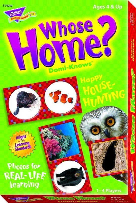 **Domi-Knows Whose Home? Children's Game - ABC School Supplies