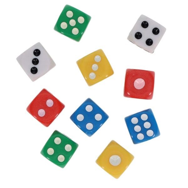 Dot Dice Pack Of 10 - ABC School Supplies