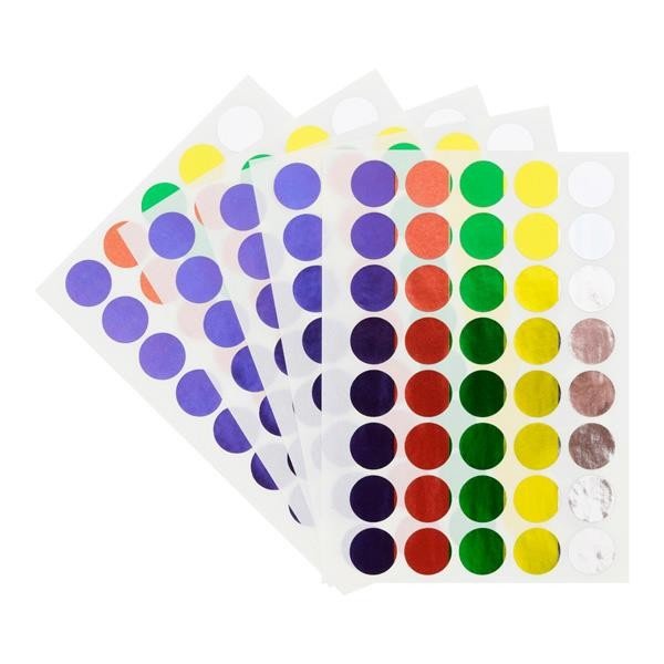 Dots Stickers – Pack Of 200 - ABC School Supplies