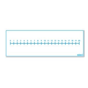 Double Sided Write 'N' Wipe Number Lines Pack Of 30 - ABC School Supplies