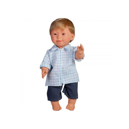 **Down Syndrome Dolls - Blonde Boy - ABC School Supplies