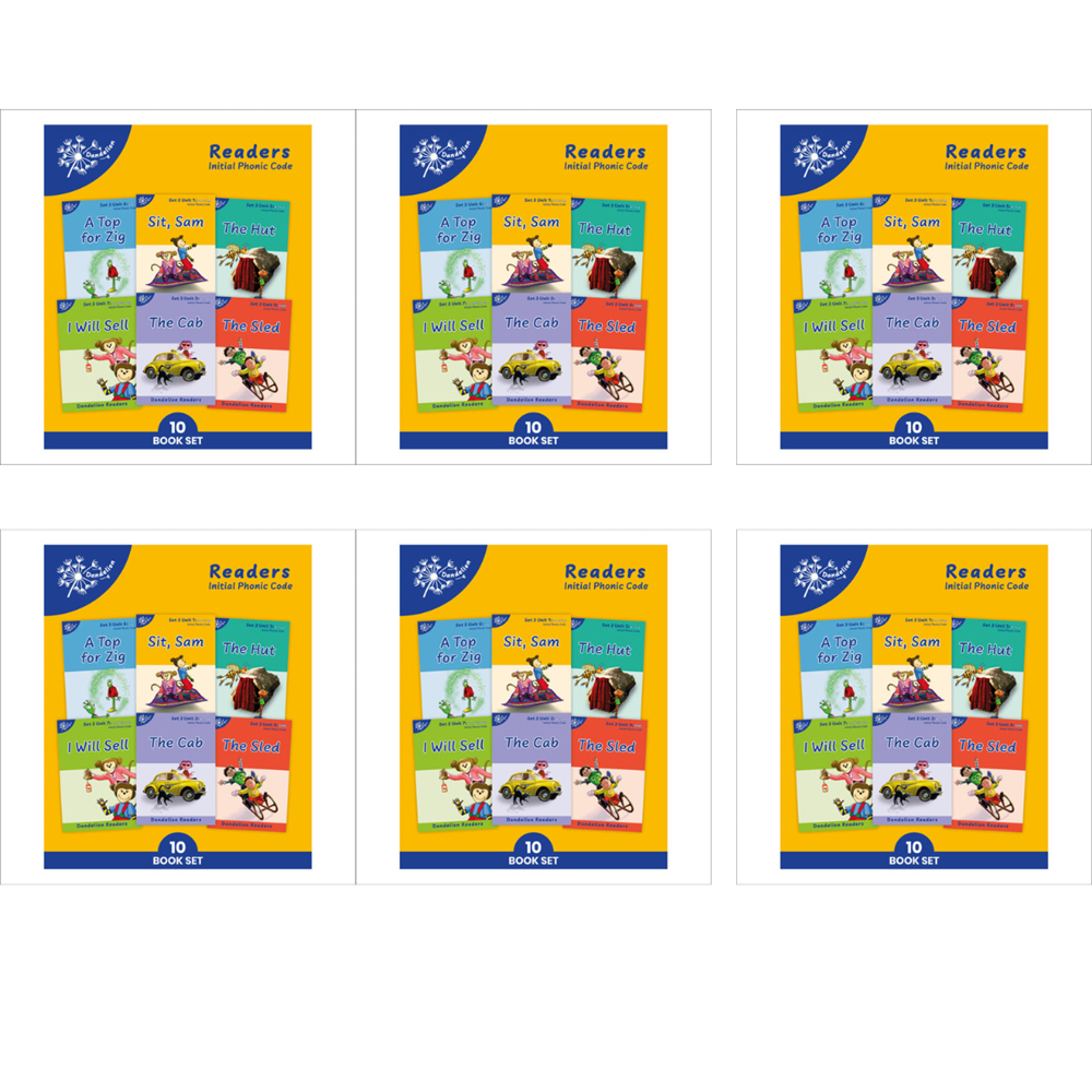 Dandelion Readers, Set 3 Units 1-10 (10 Titles) - 6 Pack