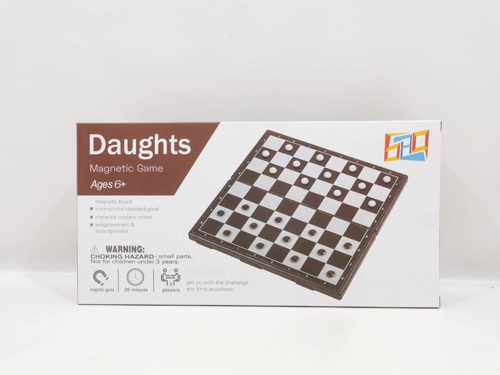 Draughts Magnetic Board Game - ABC School Supplies