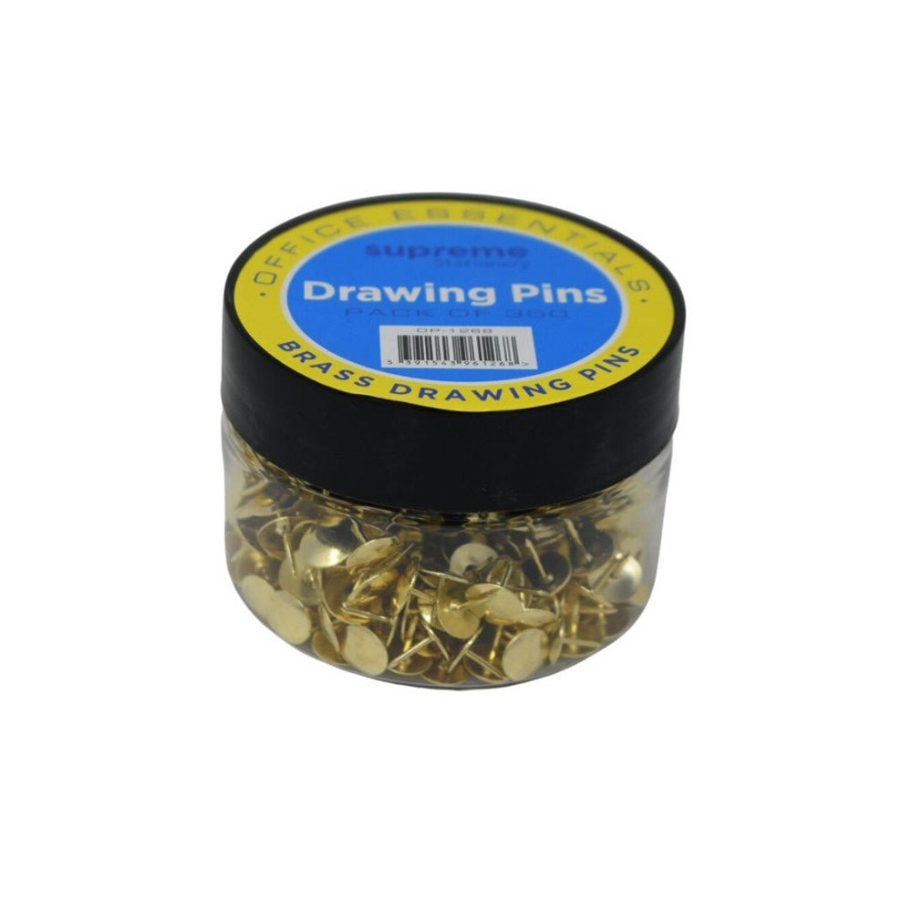 Drawing Pins Brass – Pack of 300 - ABC School Supplies