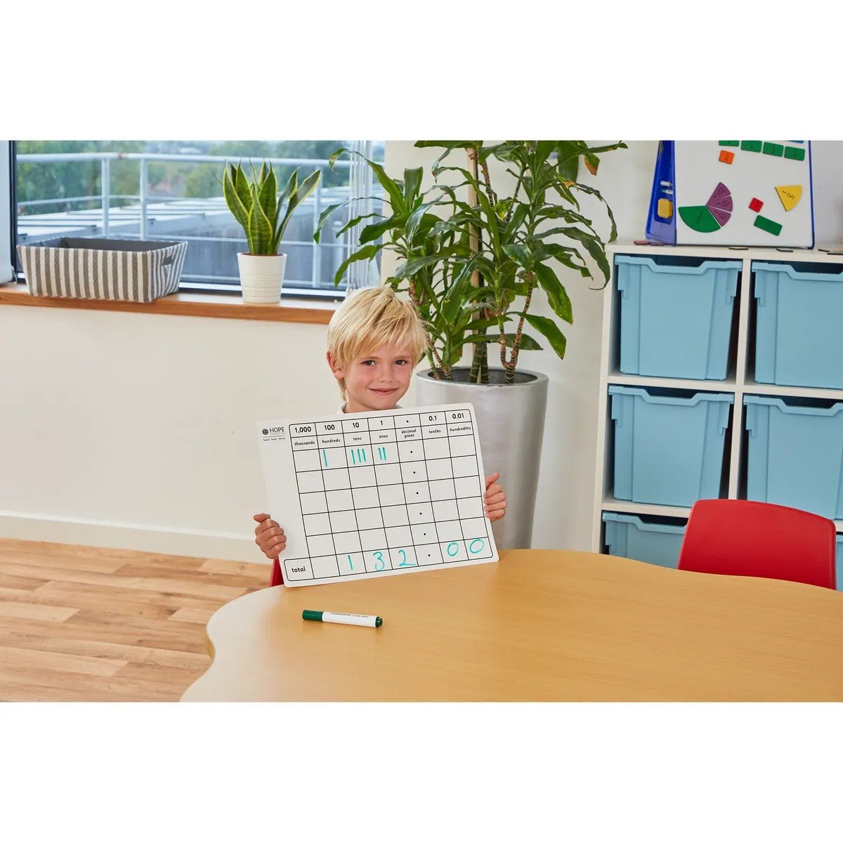 Dry - Wipe Place Value Boards Pack Of 6 - ABC School Supplies