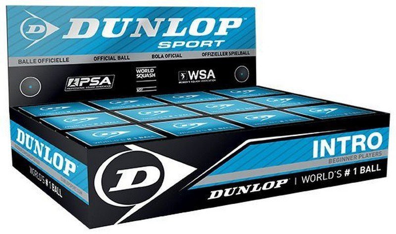 Dunlop Intro Squash Balls (1 Ball Box Of 12) - ABC School Supplies