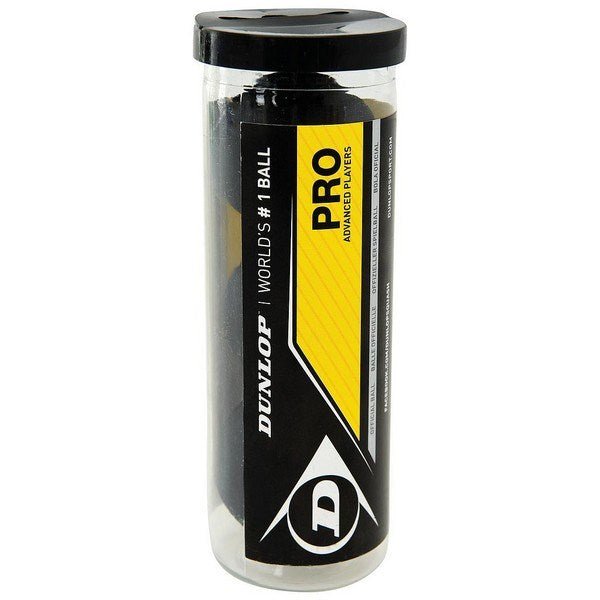 Dunlop Pro Squash Balls (3 Ball Tube) - ABC School Supplies
