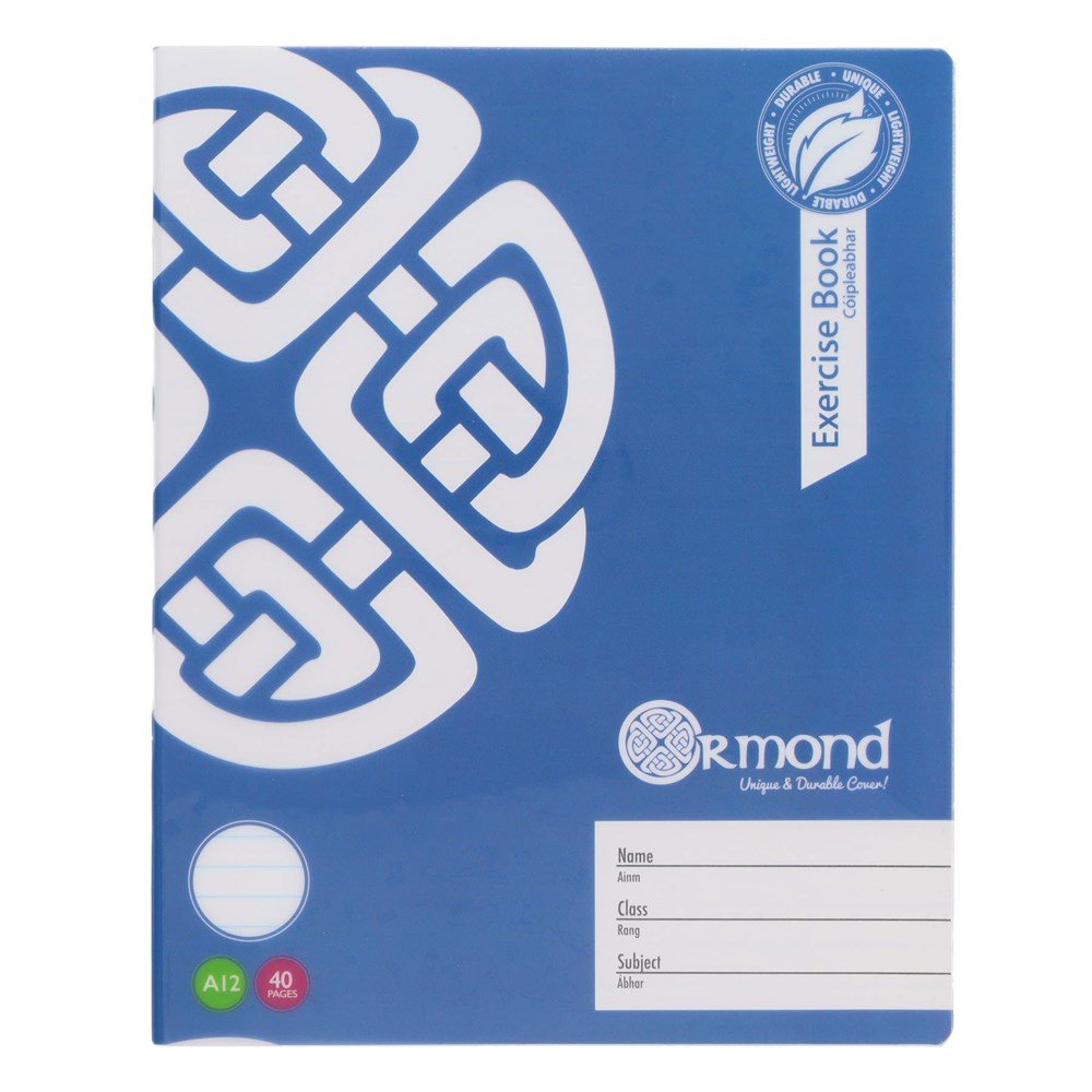 Durable Cover A12 Exercise Copy 40 Page - Pack of 20 - ABC School Supplies