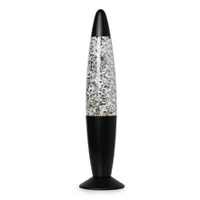 Lumez Glitter Lamp - Silver and Black