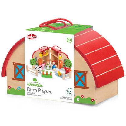 Wooden Farm Playset
