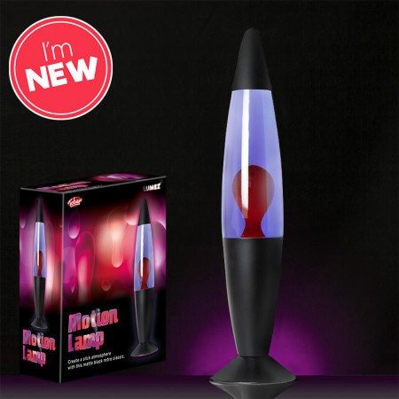 Lumez Glitter Lamp - Purple