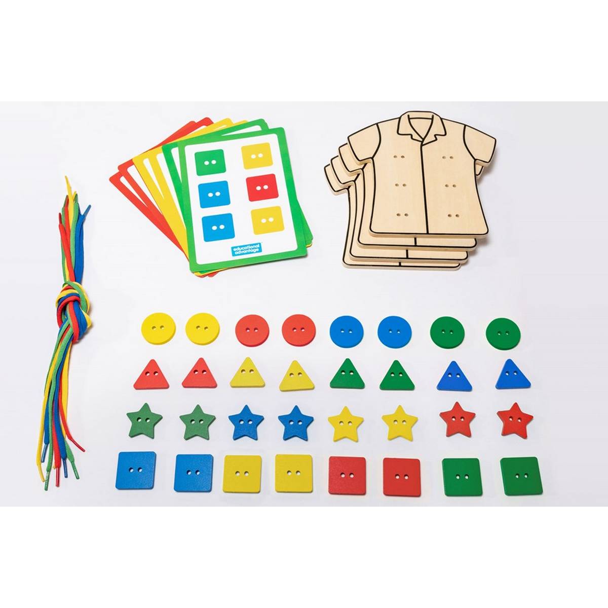 Wooden Lacing Clothes