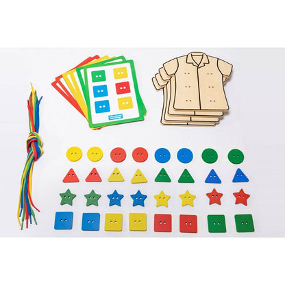 Wooden Lacing Clothes