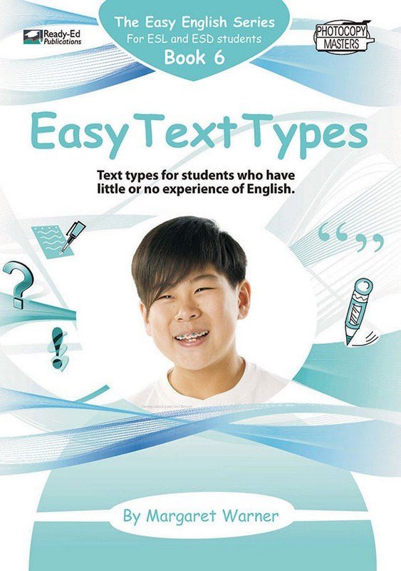 Easy English Series Book 6 Easy Text Types - ABC School Supplies